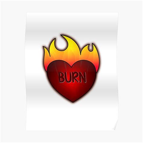 "HeartBurn" Poster for Sale by RogueGear | Redbubble