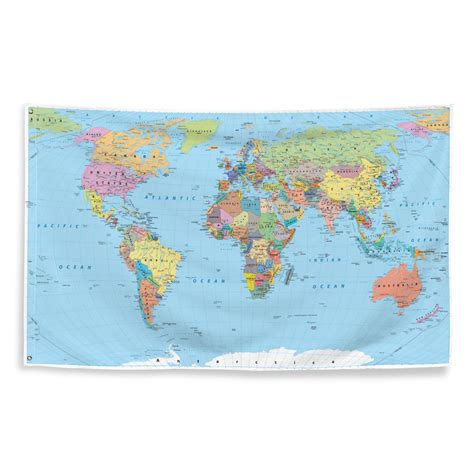 World Map Flag - Map of the World Flag – Vida Flags