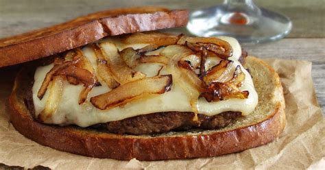 Patty Melt Recipe - Delicious burger with caramelized onions on rye