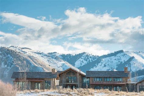 Mountain modern luxury home inspired by gorgeous Wyoming landscape