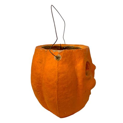 Classic Vintage Halloween Paper Mache Jack O' Lantern | Eerie Emporium