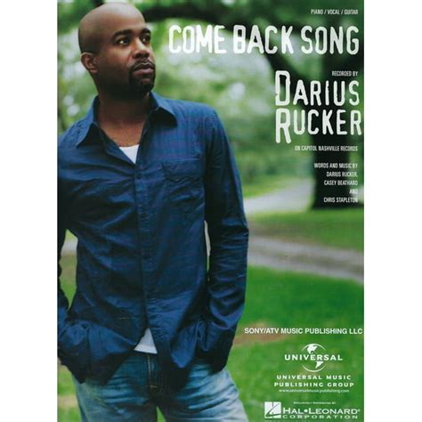 Darius Rucker Come Back Song Sheet Music - Walmart.com - Walmart.com