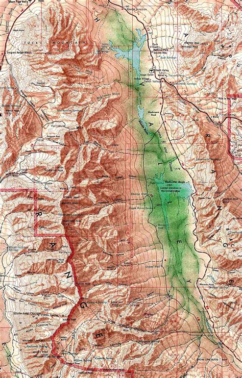Map of Death Valley Nationalpark : Worldofmaps.net - online Maps and Travel Information