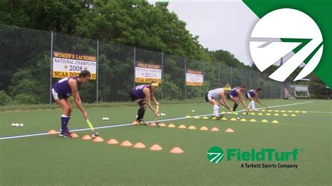 Touches & Checks │ Cone Drill │ Field Hockey Training with Amy Cohen ...