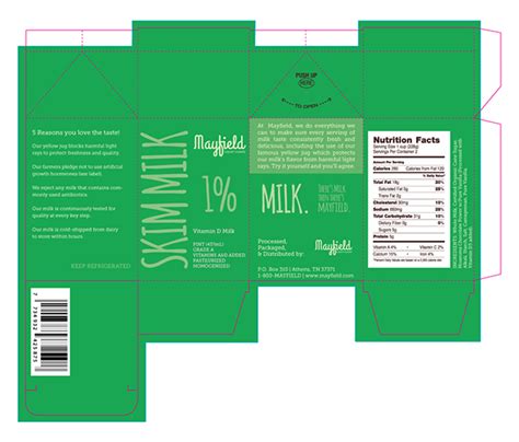 Mayfield Dairy Farms Logo & Package Design on Behance