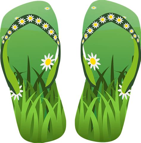 Bathing Shoe Thongs Slippers · Free vector graphic on Pixabay