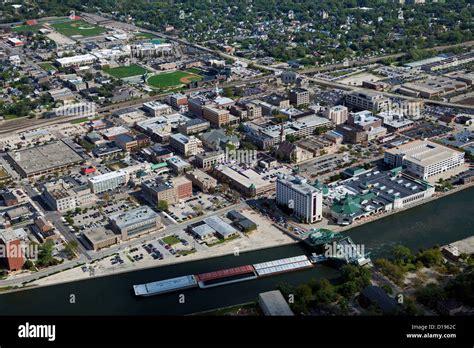 aerial photograph Joliet, Illinois Stock Photo - Alamy