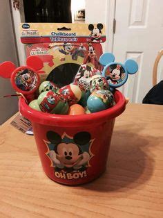 Mickey Mouse gift basket handmade by me. | Mickey mouse gifts, Mickey easter basket, Disney gift ...
