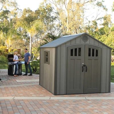 Lifetime 8 Ft. x 10 Ft. Outdoor Storage Shed