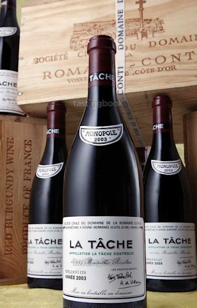 La Tâche 2003 Domaine de la Romanée-Conti | Your personal wine ...