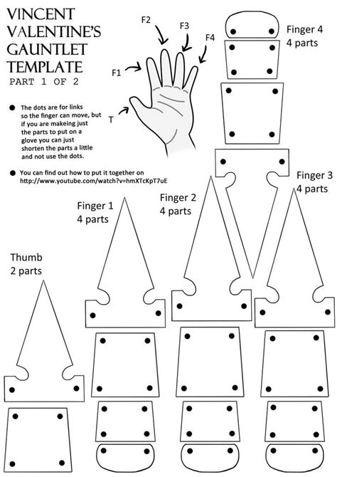 Printable Leather Bracer Pattern