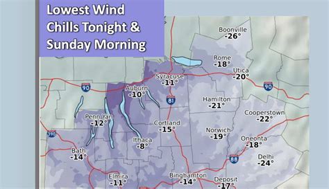 Wind chill advisory has been extended to Sunday morning, says NWS | 14850