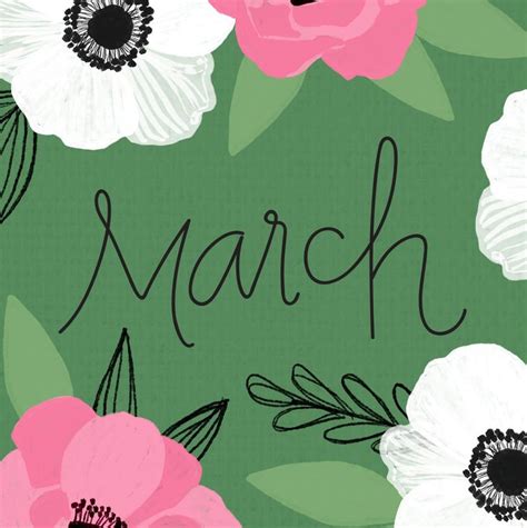 FREE March Desktop Background & Wallpaper | Iphone wallpaper winter, Floral wallpaper iphone ...