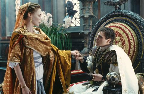 Connie Nielsen as Lucilla and Joaquin Phoenix as Emperor Commodus in ...