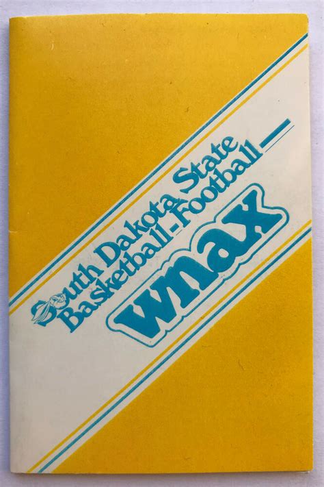 CFB 1986 SOUTH DAKOTA STATE ST JACKRABBITS College Football Basketball ...