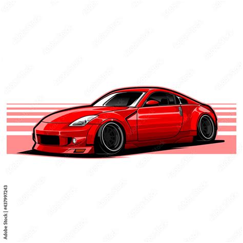 sport car jdm vector illustration Stock Vector | Adobe Stock