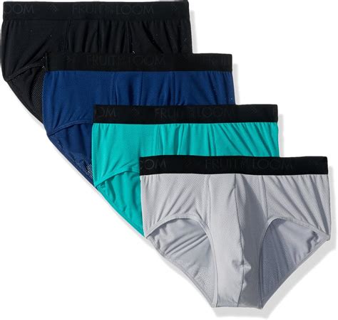 Fruit of the Loom Men's 4pk Breathable Lightweight Micro-mesh Brief ...