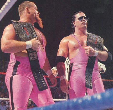 Jim Neidhart & Bret "The Hitman" Hart | Pro wrestling, Wwe tag teams ...