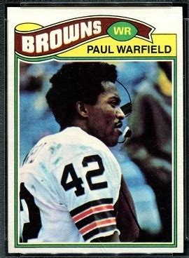 Paul Warfield - 1977 Topps #185 - Vintage Football Card Gallery