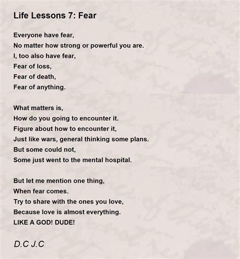 Poems About Life Lessons - Infoupdate.org