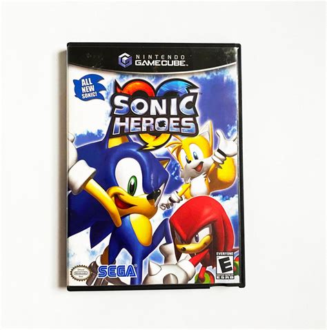 Vintage Nintendo Gamecube Sonic Heroes Video Game Cube Sonic the ...