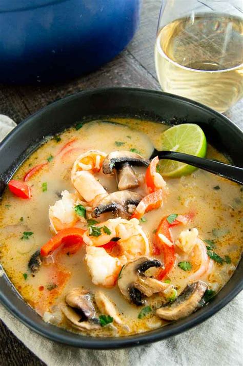 Spicy Thai Shrimp Soup Recipe - West Via Midwest