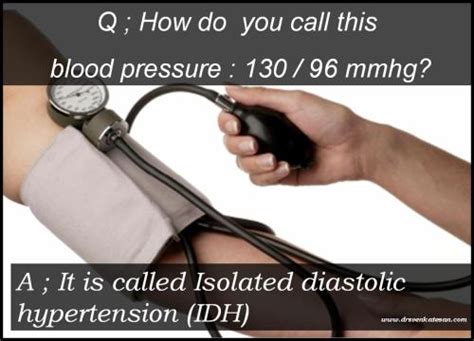 What is isolated diastolic hypertension ? | Dr.S.Venkatesan MD