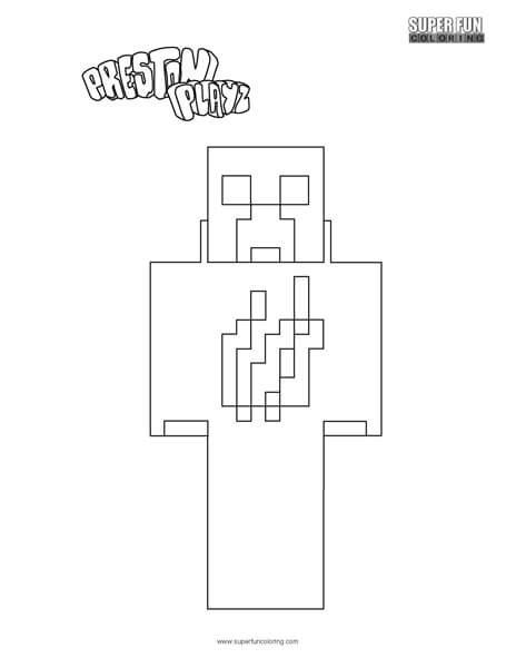 PrestonPlayz Fire Logo Coloring Pages