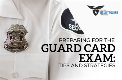 Preparing for the Guard Card Exam: Tips and Strategies | Online ...