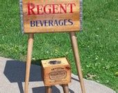 Items similar to Shipping Crate Table REGENT BEVERAGES Pittsburgh 18 PA Distressed UPcycled and ...