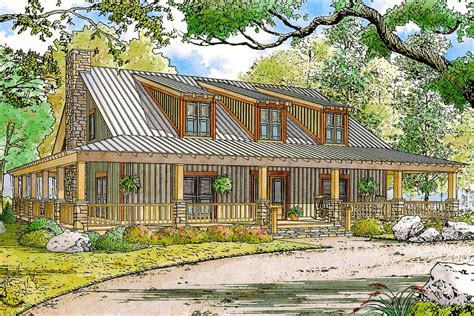 Plan 70552MK: Rustic Country Home Plan with Wraparound Porch - 3380 Sq ...