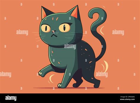 Funny Cat vector illustration Stock Vector Image & Art - Alamy