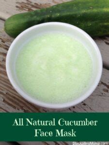 Natural Cucumber Face Mask - STOCKPILING MOMS™