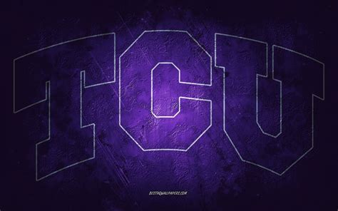 Download wallpapers TCU Horned Frogs, American football team, purple ...