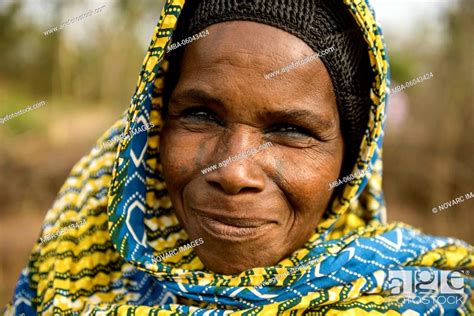 Woman from the Fulani people from northern Benin, Africa, Stock Photo, Picture And Rights ...