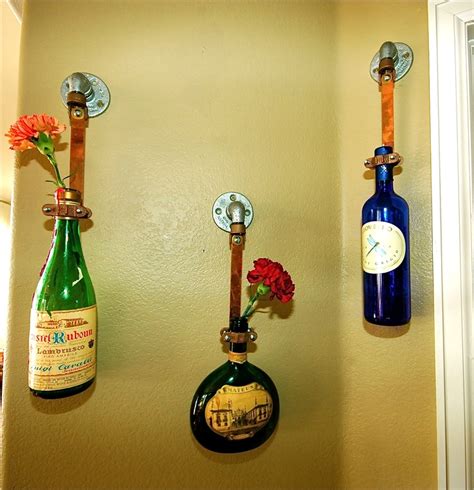 The plumbing isle + fabulous liquor/wine bottles = wall art!! | Wine bottle wall, Bottle wall ...