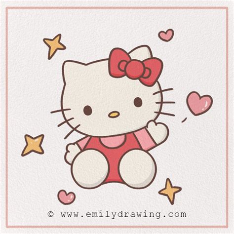 Bộ sưu tập đáng yêu draw cute hello kitty Cho các fan của Hello Kitty