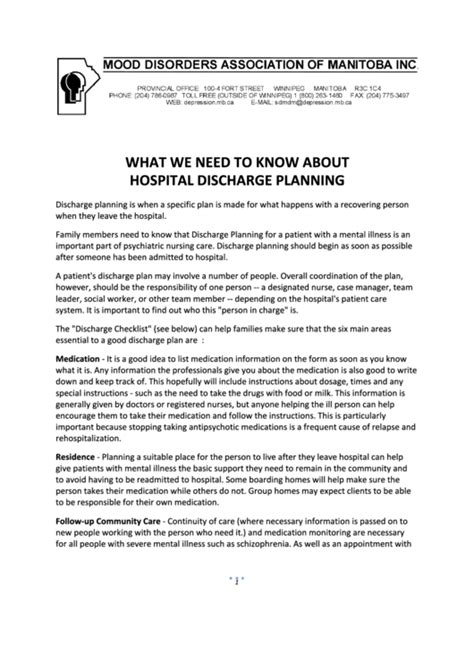 Top Hospital Discharge Form Templates free to download in PDF format