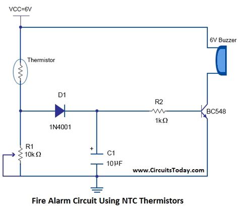 Thermistor Circuit Diagram