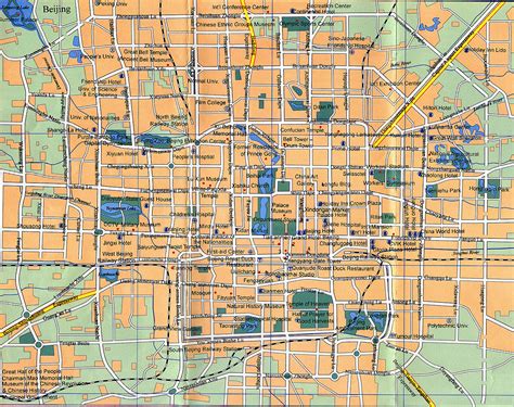 Beijing City Map, Beijing Streets Map, Beijing Maps