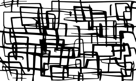 abstract black and white drawing of a square pattern 28573813 Vector ...