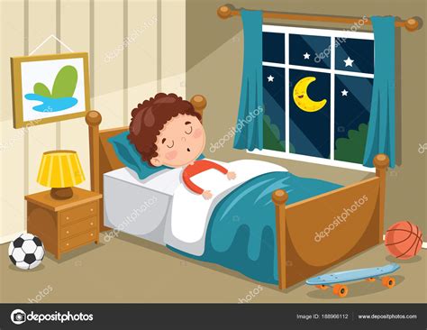 Sleeping Kid Cartoon