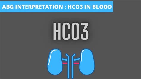 HCO3 (Bicarbonate in Blood): ABG interpretation - YouTube