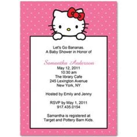 10 Hello Kitty Baby Shower Invitations ideas | hello kitty baby shower, hello kitty baby, baby ...