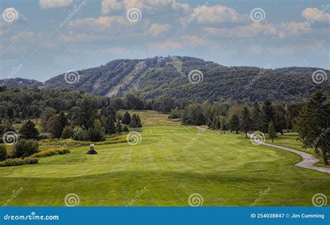 The Chateau Bromont Golf Course on a Beautiful Summer Day in Bromont ...