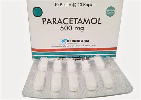 Paracetamol Kaplet 500 mg