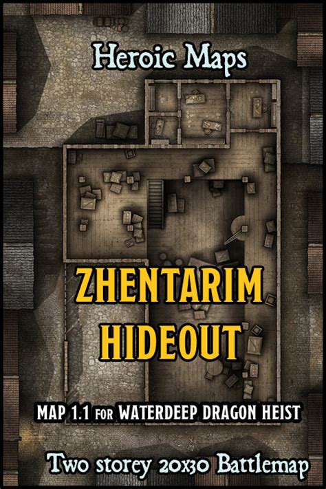 Waterdeep Dragon Heist: Zhentarim Hideout DM Resources Pack - Dungeon Masters Guild ...