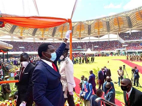 Obasanjo speaks at Hichilema inauguration as Zambia's president [Photos ...