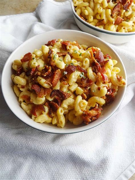 Bacon Mac and Cheese Recipe (Creamy & Delicious) - Savory With Soul