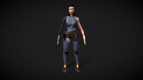3D Character Model With Texture - 3D model by Josephine (@jyrh) [5951c34] - Sketchfab